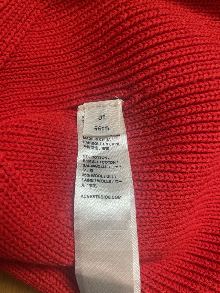 Hüte, Mützen & Caps: Acne Studios Mütze Orange & Rot gestreift – Gebraucht aus Basel von lea_d56l 3