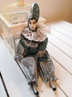 🤩PORZELLAN CLOWN MIT GRÜNEM KLEID