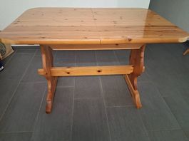 Esstisch und 2 Stühle Tanne massiv
