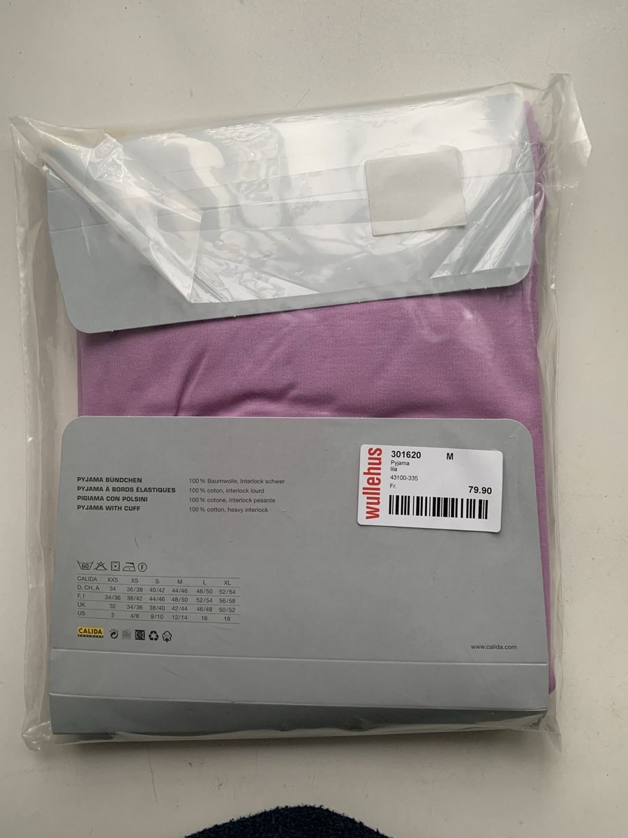 Calida Negligees & Pigiami: Calida Pyjama lila Gr. M, Neu – Nuovo (secondo la descrizione) da Egg b. Zürich venduto da ohtannenbaum 1