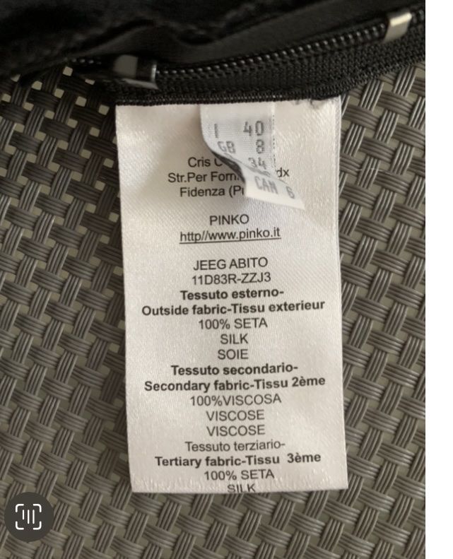 Pinko Vestiti: Kleid NP 259 fr – Nuovo e nell'imballaggio originale da Füllinsdorf venduto da Bambu2007 3