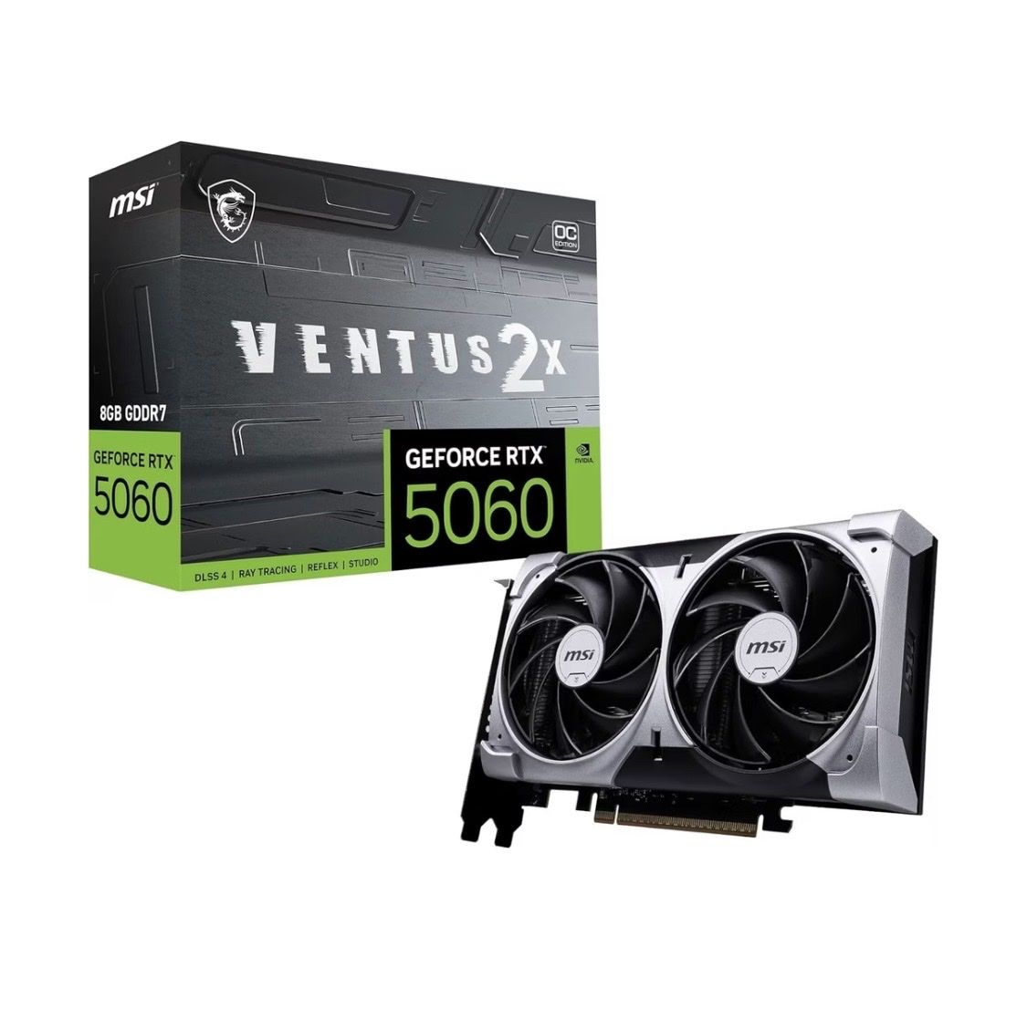 MSI Schede grafiche: MSI GeForce RTX 5060 Ventus 2X OC – Nuovo e nell'imballaggio originale da Ottoberg venduto da nic_5sdw