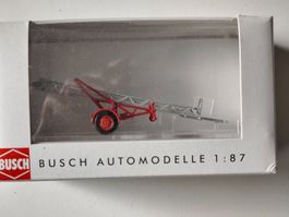 Feuerwehr Anhängerleiter AL12 von Busch H0