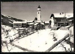 Saas, Kirche der Ortschaft im Prättigau