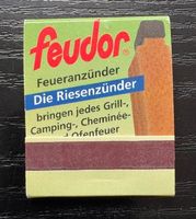 1 Zündholz-Briefchen Feudor, komplett, gemäss Fotos