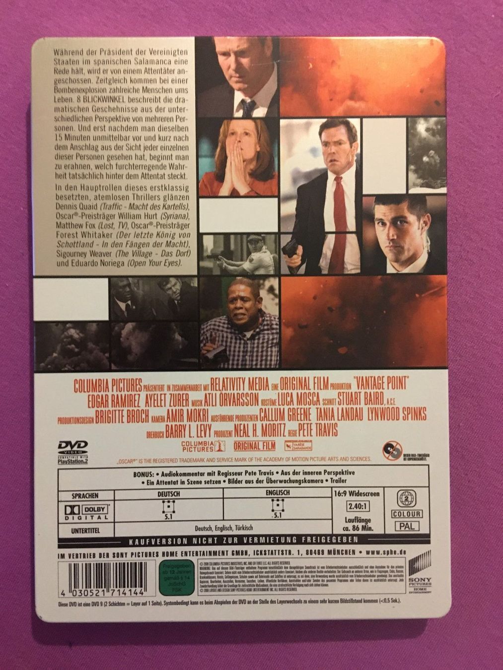 Alle DVDs: 8 BLICKWINKEL  (DVD - Steelbook) – Gebraucht aus Stans von canberra04 1