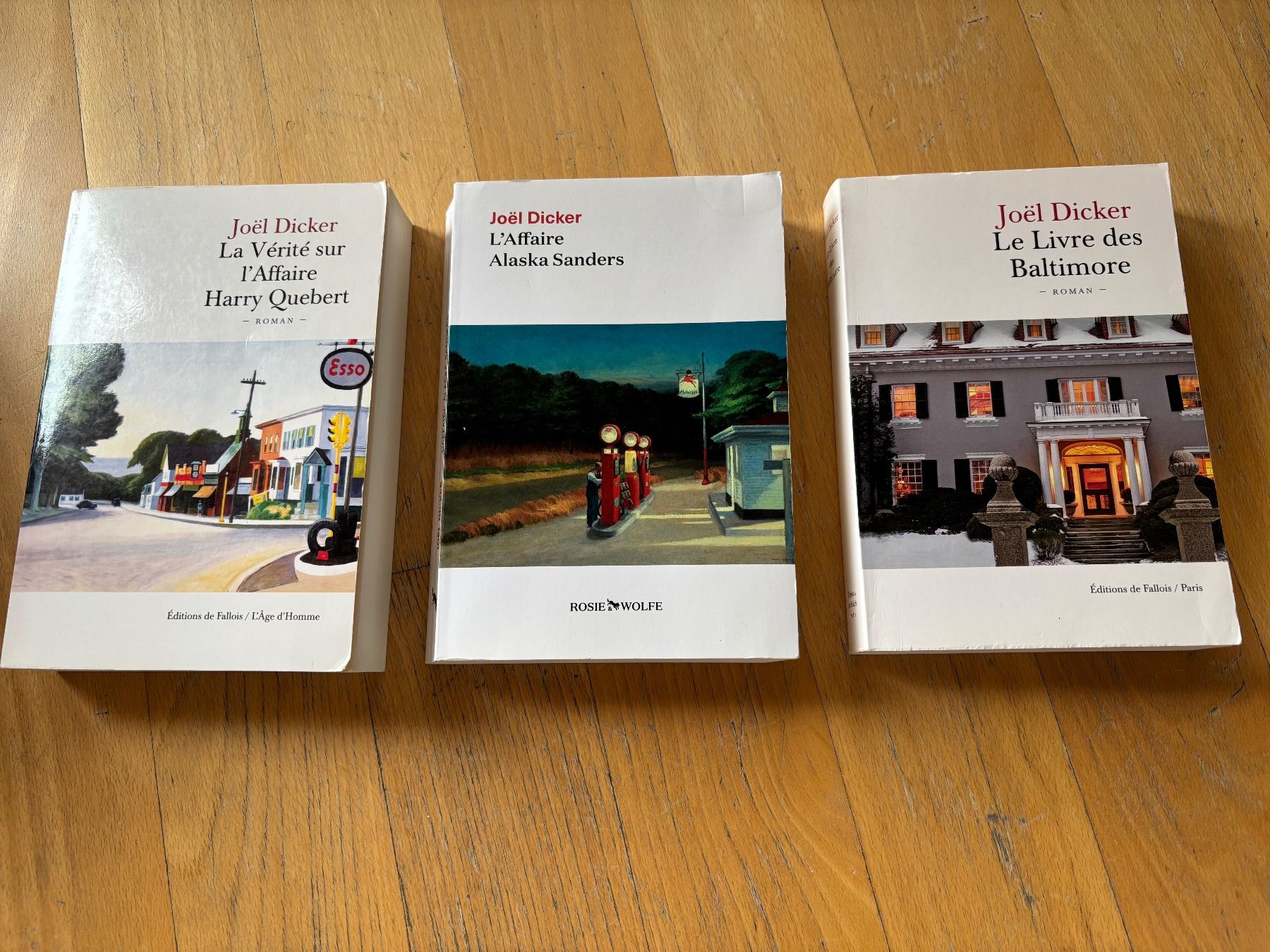Libri: Joël Dicker - 3 romans – Usato da Sion venduto da gege08