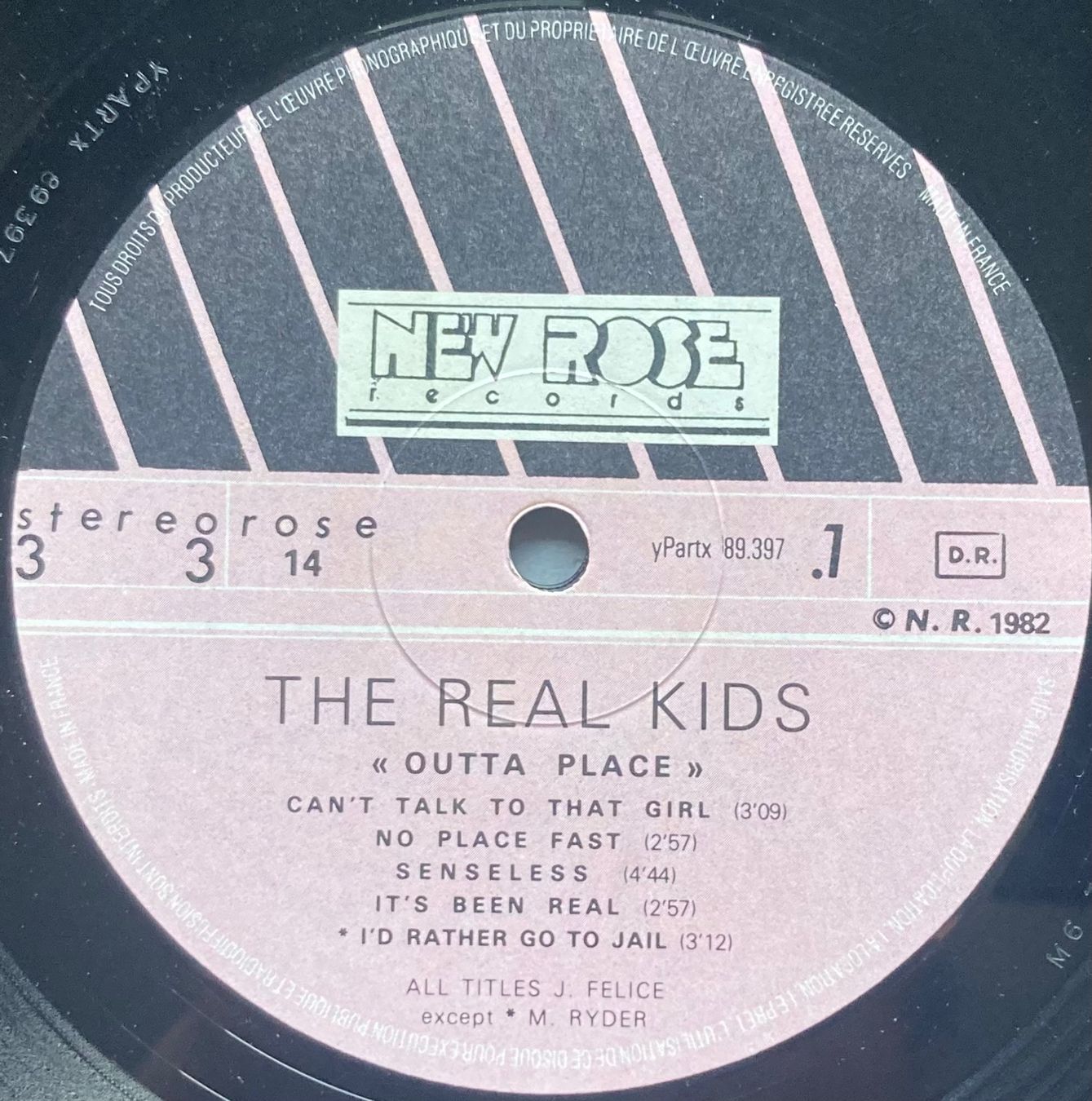 Schallplatten: THE REAL KIDS - OUTTA PLACE – Gebraucht aus Poliez-Pittet von Newtown-Records 2