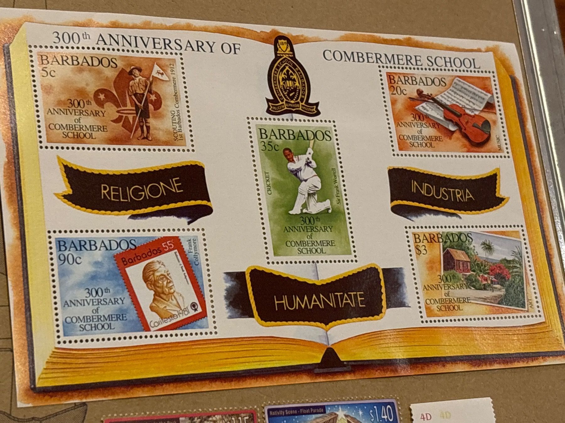 Alle Briefmarken: Barbados Briefmarken Sammlung, 300 Jahre Schule – Neu und originalverpackt aus Zürich von engebrunau 1