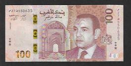Morocco  100  Dirhams  2023  Bankfrisch