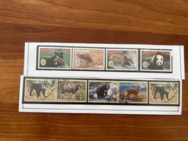 diverse Länder Lot Wildtiere  gest.+ **  (A1005)