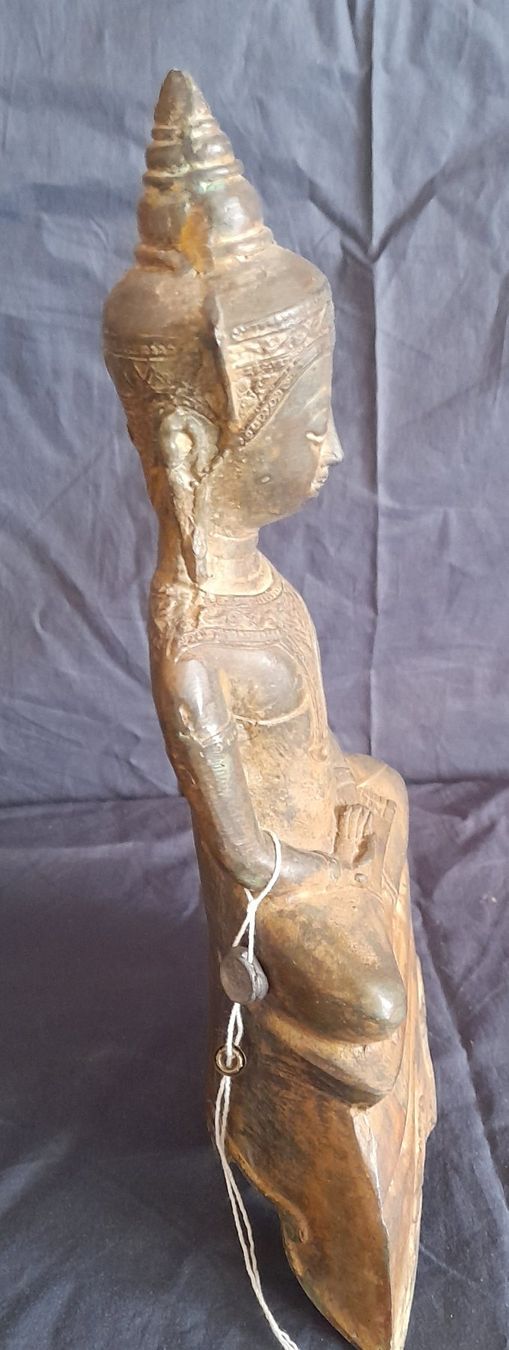Figuren: Buddha aus Bronze Thailand  ca Mitte 20jhd. – Gebraucht aus Haslen AI von Vintagelix 2