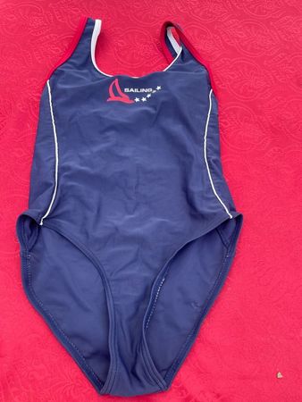 Mädchen Badekleid obscure 140 blau