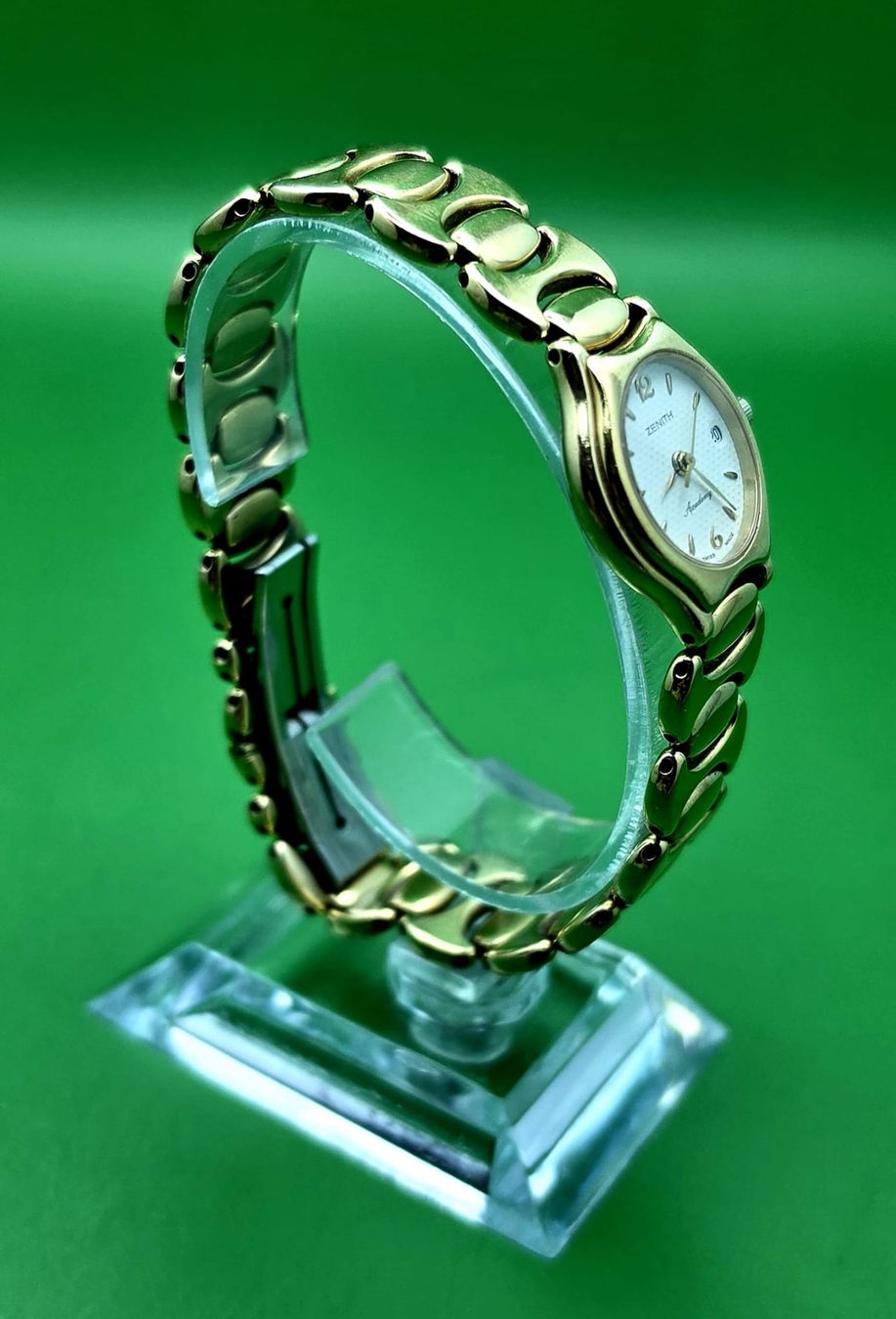 Zenith Orologi: ZENITH DATE ACADEMY HELLES ZIFFERBLATT VERGOLDET GEHÄUSE – Usato da Neftenbach venduto da Taschen-Uhren 8