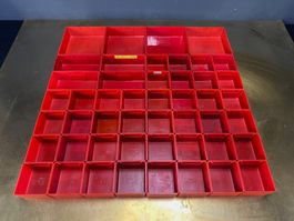 48x Sortierboxen für Lista Schränke, gebraucht, Mix, H: 46mm