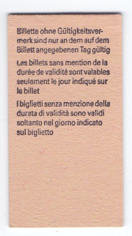 Biglietti: Billette Flüelen - Erstfeld – Usato da Langenthal venduto da Sammlungs_aus 1