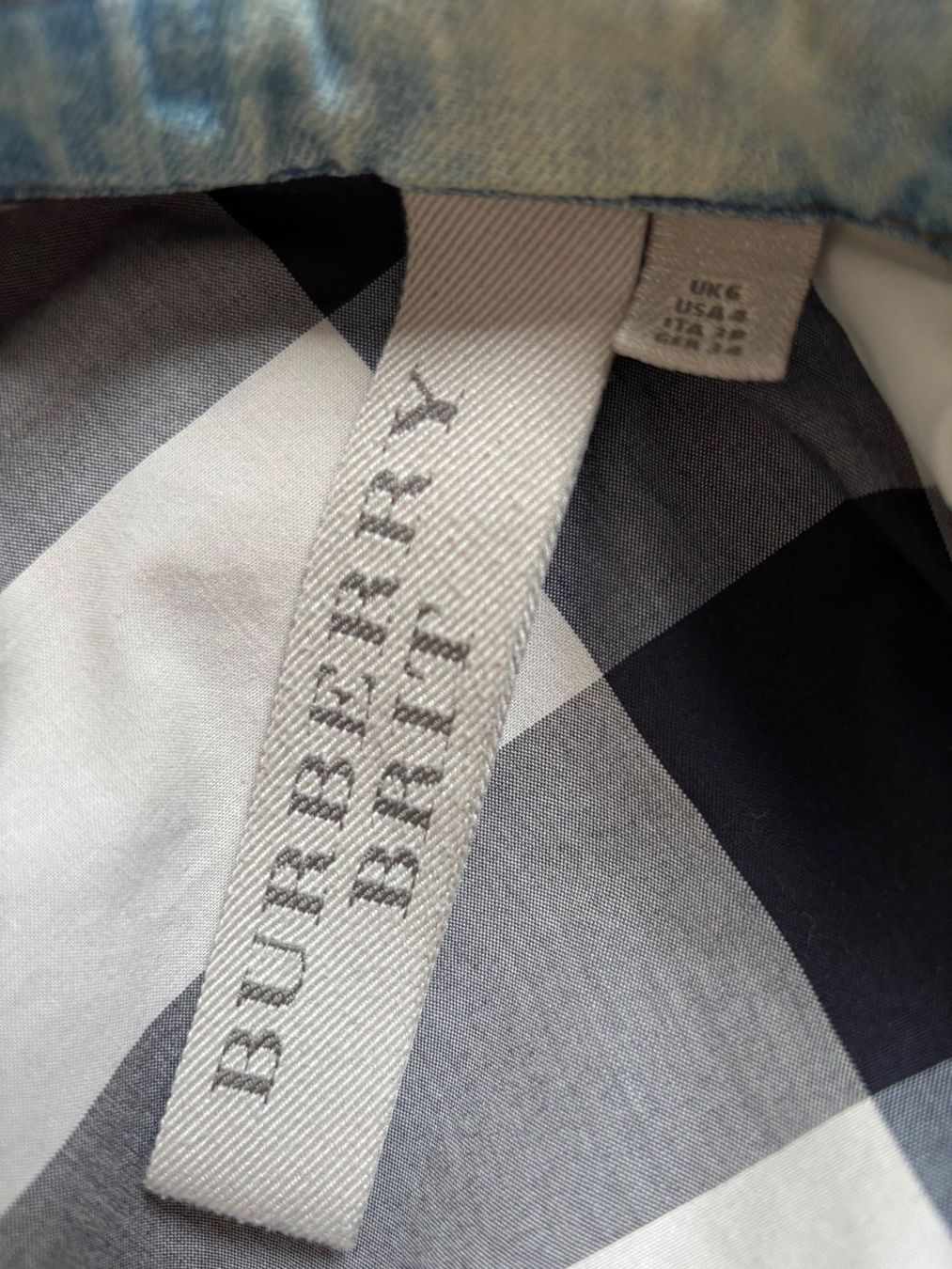 Burberry Jacken: BURBERRY  eelastische Bikerjacke 34, hellblau – Gebraucht aus Herrliberg von mayfi 8