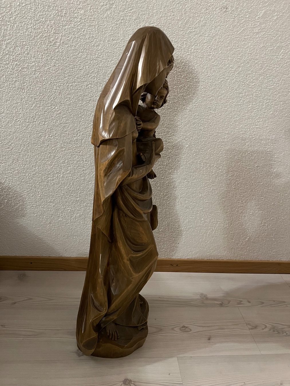 Sculture & Statue: Grosse Holz Staute Maria mit Kind – Usato da Visp venduto da pabumi 1