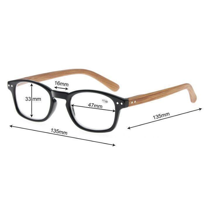 Occhiali & Lenti: Lesebrille Bamboo black +1.0 +2.5 +3.0 – Nuovo e nell'imballaggio originale da Pfäffikon SZ venduto da ANNAPURNA8091 5