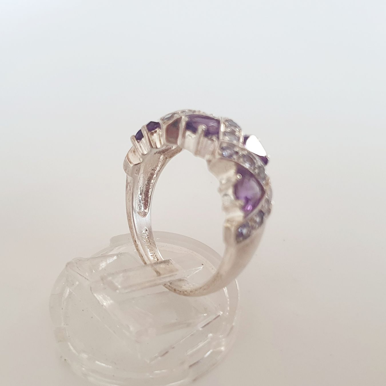 Anelli: Damenring 925 Silber mit Amethyst Gr 19,2mm – Usato da Kreuzlingen venduto da Wunderkiste123 1