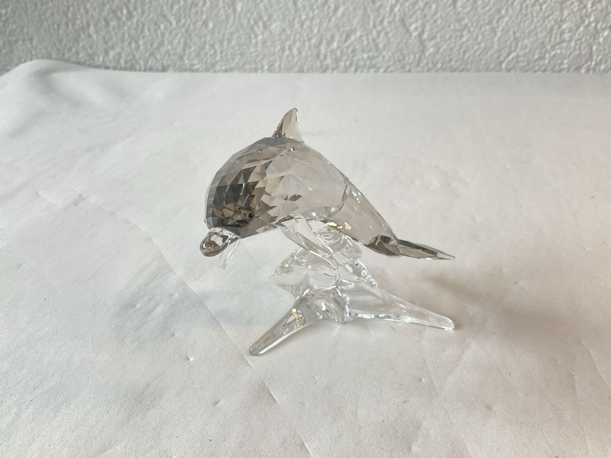 Swarovski Statuette: Swarovski Crystal, Dolphin Mother  – Usato da Malleray venduto da Robot12 1