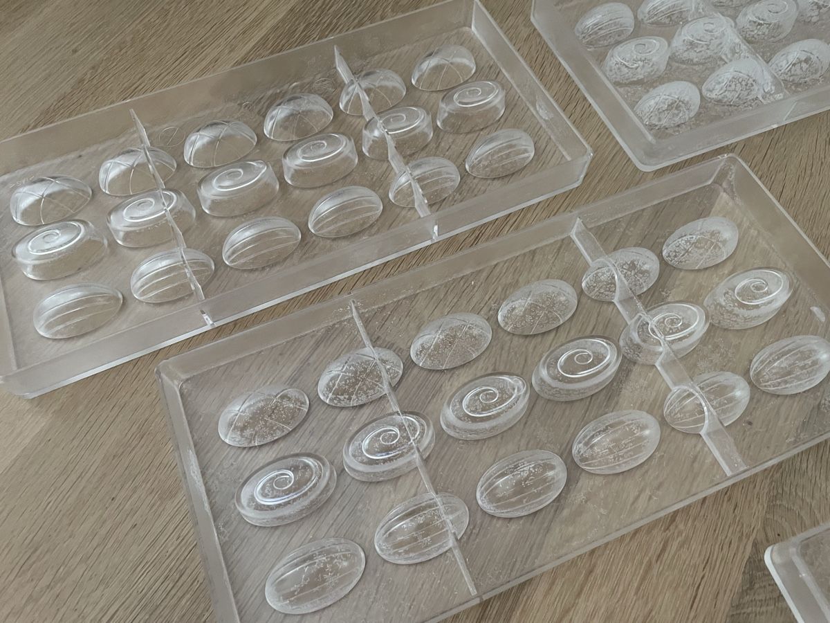 Moules à gâteaux: 8x Pralinenformen à 30, Polycarbonat – D'occasion à Dällikon par Marcofloro 2