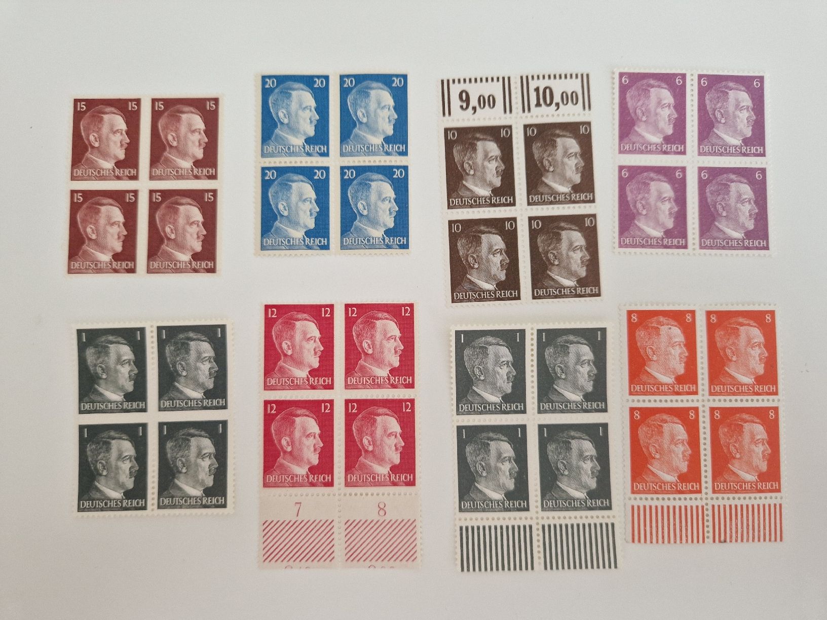 Alle Briefmarken: Deutsches Reich Adolf Hitler Blöcke postfrisch – Neu (gemäss Beschreibung) aus St. Gallen von Enrico_SG