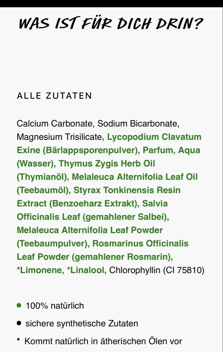 Lush Altro per la cura del corpo: LUSH The Greeench Deopuder 75g neu – Nuovo (secondo la descrizione) da Leissigen venduto da tahari 7