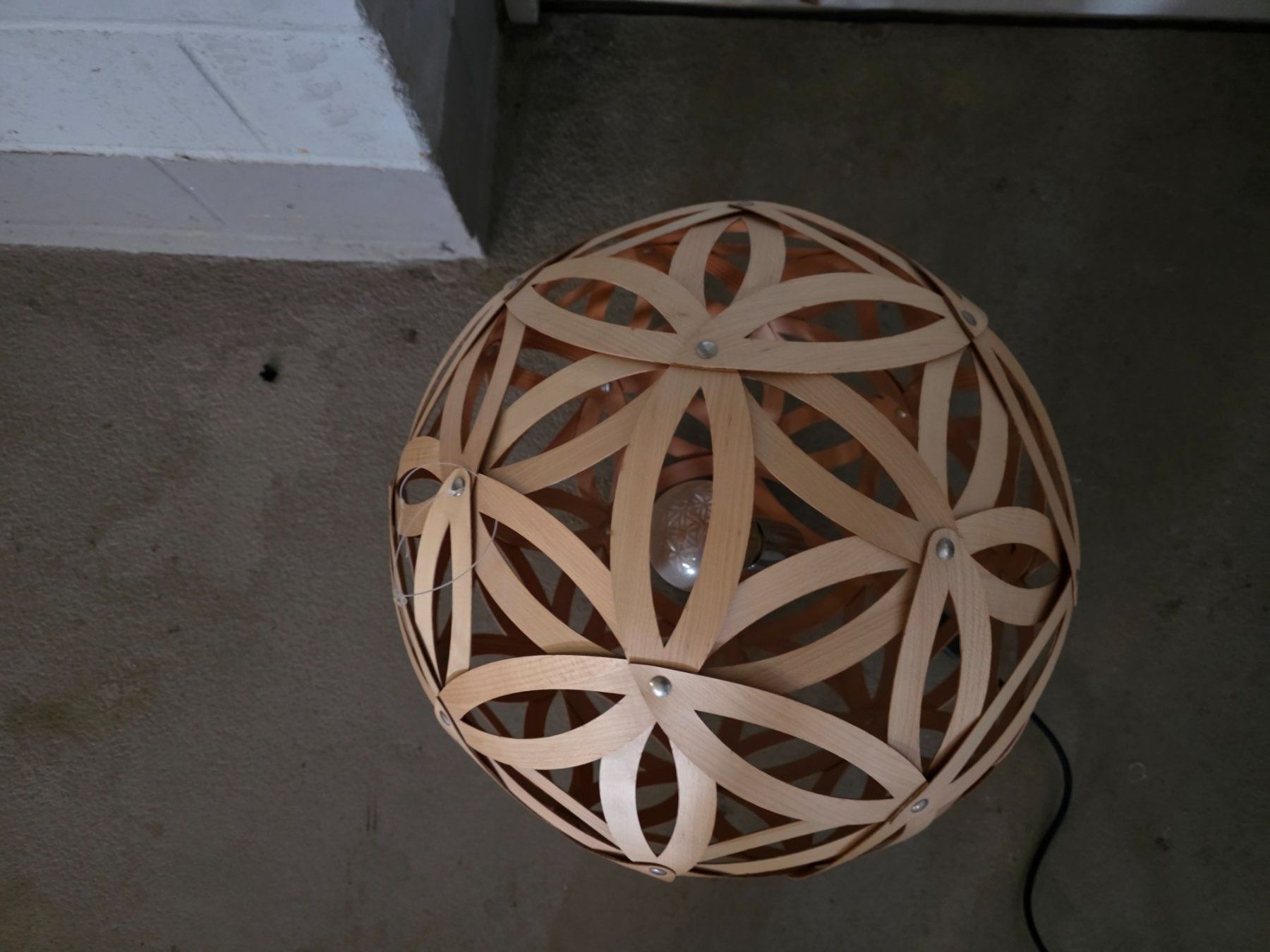 Lampadari & plafoniere: Blume des Lebens Holz Decken Lampe Leuchte – Usato da Walterswil BE venduto da Lonitti 7