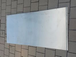 Edelstahl V2A Platte 148 x 76 cm / Rand 2cm