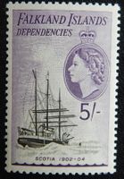 Falkland Islands Dep. British Kat. 31 * 1954 Kat. 25 Euro