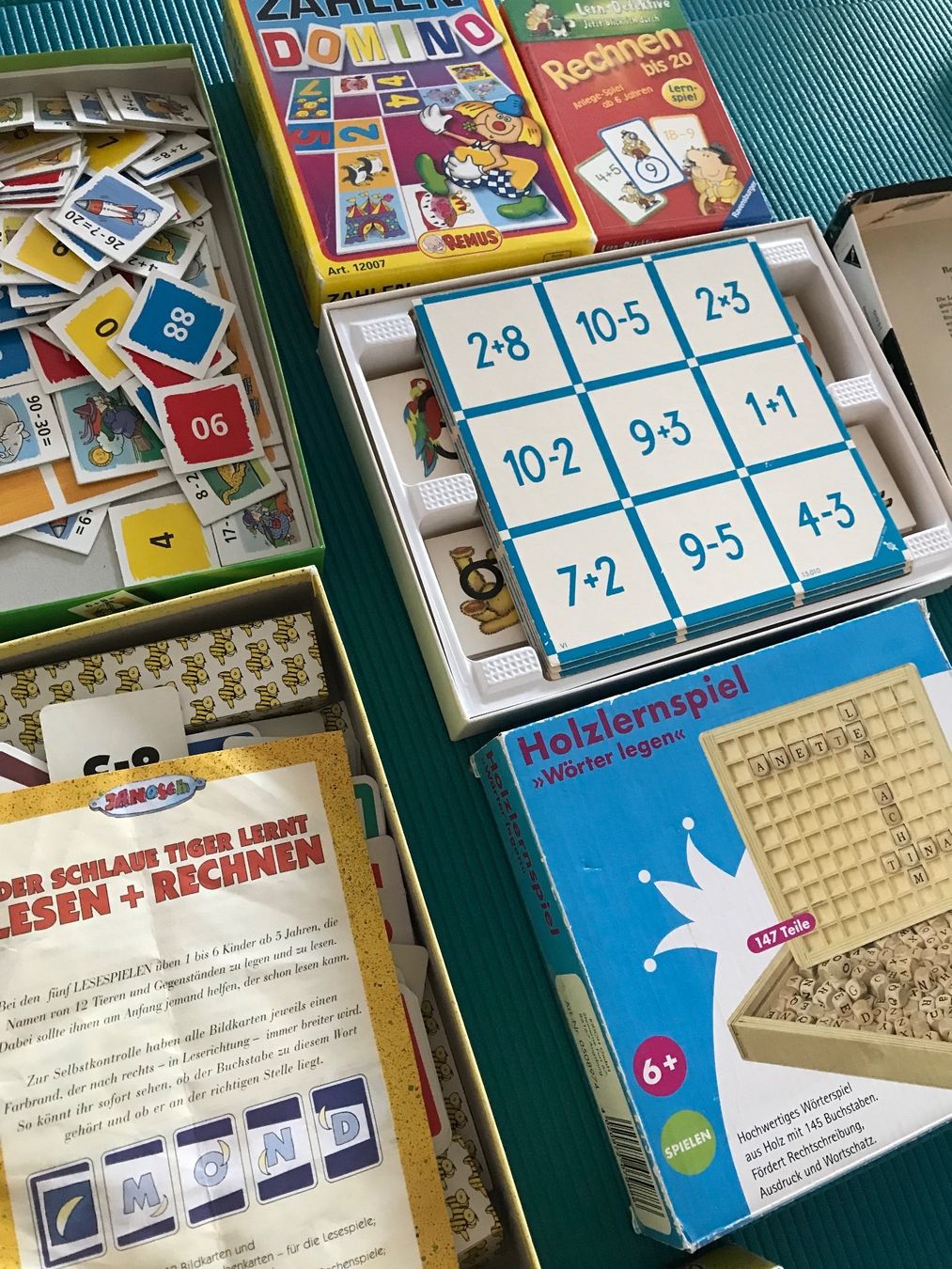 Djeco Spiele: 8 Spiele ab 6 Jahre – Gebraucht aus Affoltern am Albis von variablend 6