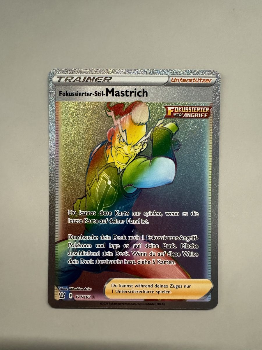 Pokémon Carte collezionabili: Fokussierter-Stil Mastrich 177/163 – Nuovo (secondo la descrizione) da Niederhasli venduto da tcgpoint