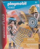 PLAYMOBIL SPECIAL PLUS FIGURE 70302 GLADIATORE CON SUPPORTO