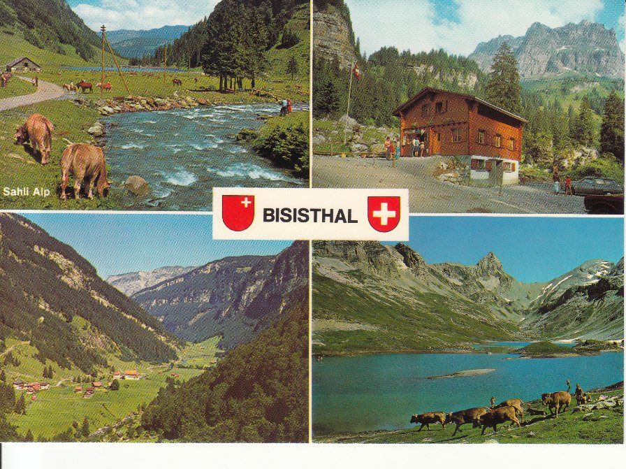 Ansichtskarten: Bisisthal 1988 – Gebraucht aus Bürglen TG von StampGraf