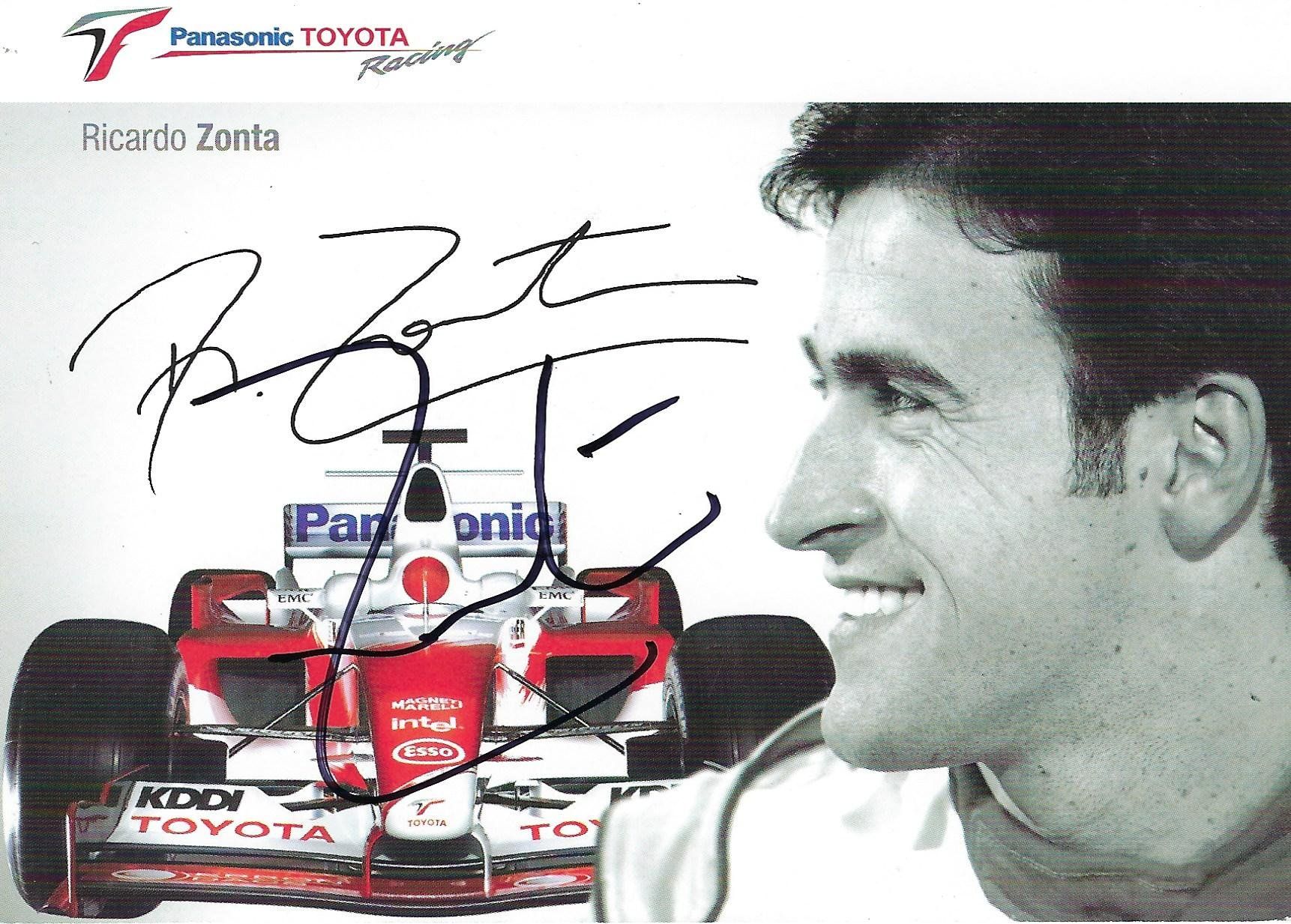 Autografi: Ricardo Zonta, Formel 1 2005 – Usato da Aarburg venduto da Hktm