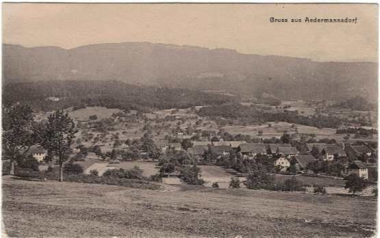Cartoline postali: Aedermannsdorf SO Ortsansicht , ca.1910 – Usato da Solothurn venduto da Bepposol