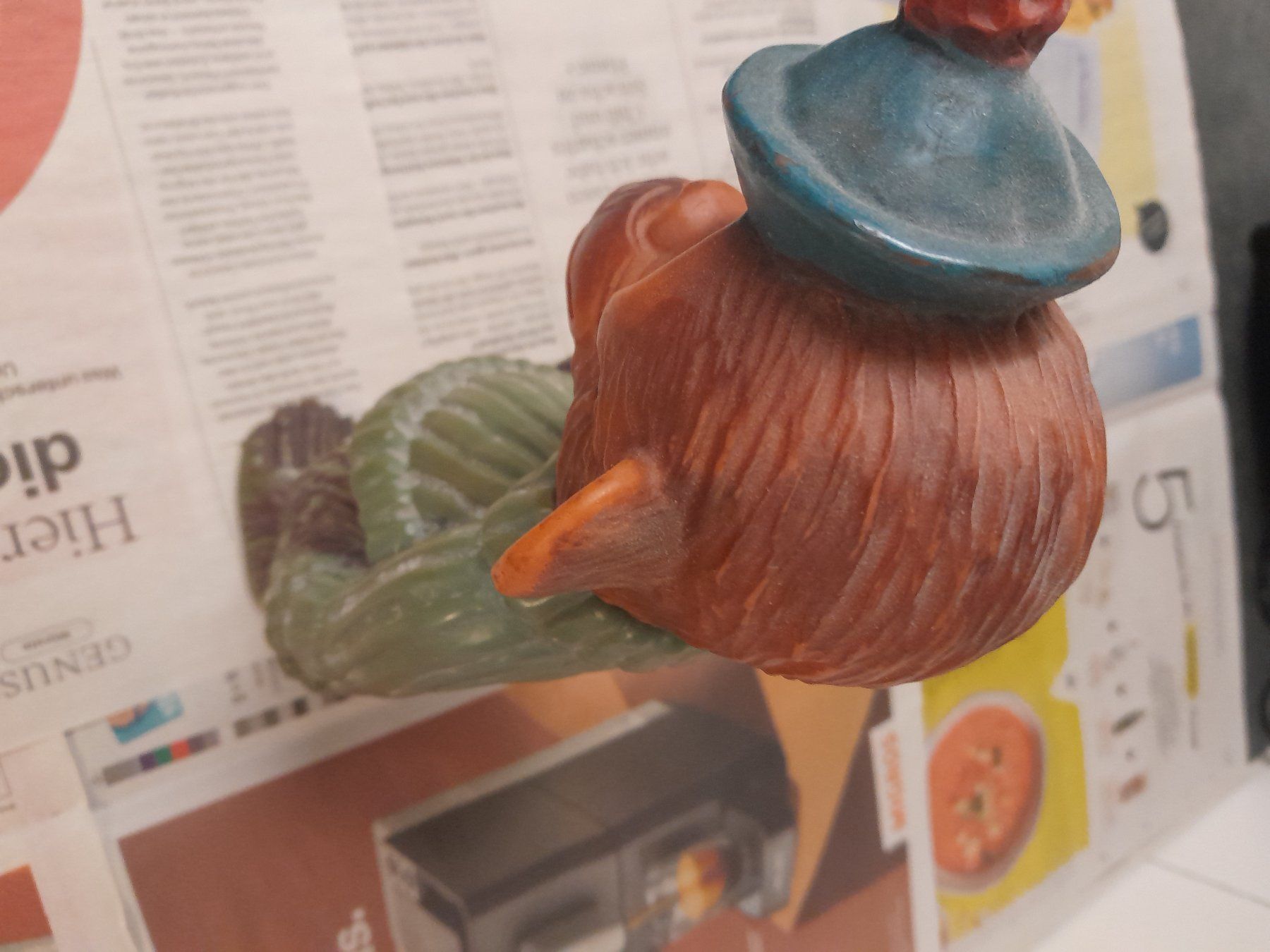 Statuette: Sehr alter Kunststoffaffe – Usato da Rüti ZH venduto da Alemanni 2