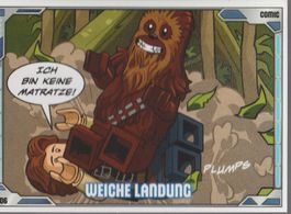 LEGO STAR WARS TRADING CARD SERIE 3 # 206 COMIC: WEICHE LAND