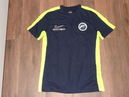 Maillot Nike Dri-Fit bleu marine et jaune taille M