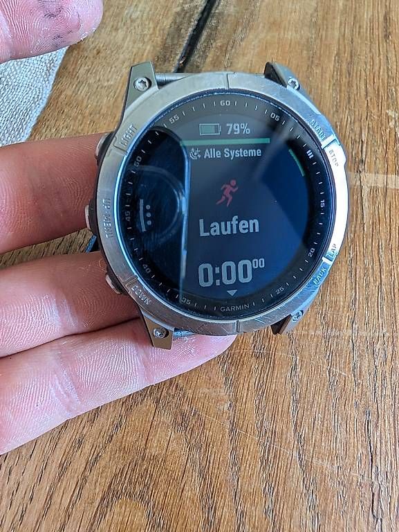 Garmin Smartwatch: Garmin Fenix 7, 47mm Silber Lunette – Usato da Erstfeld venduto da up. 1