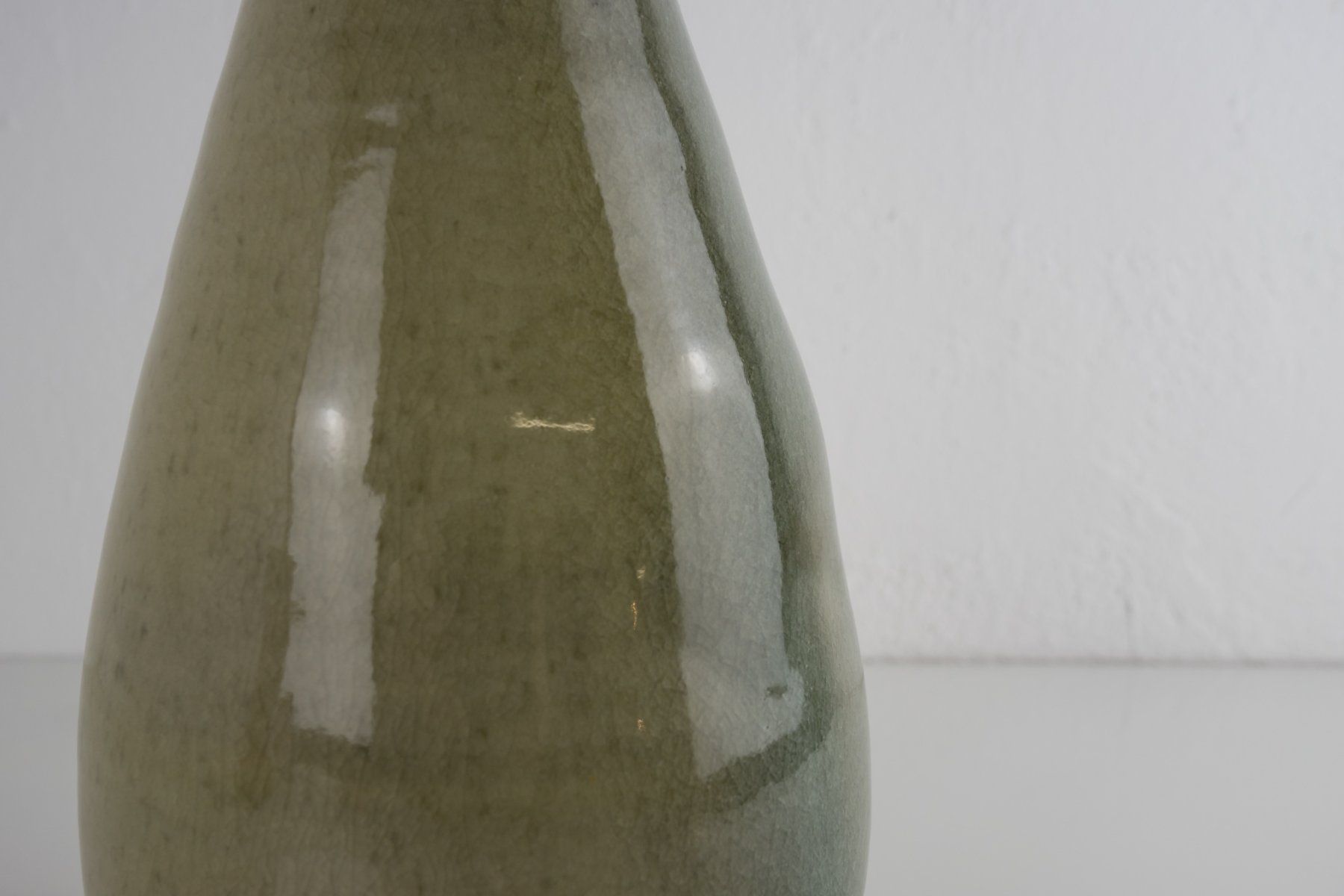 Vasen & Gefässe: Vase Keramik Ash & Crackle Nr. 1 – Gebraucht aus Schaffhausen von Studio-Ara 5