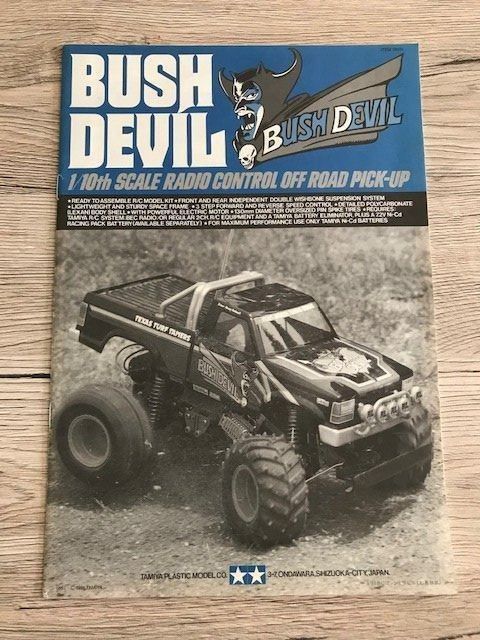 Tamiya Modellismo RC: Tamiya Bush Devil (58101) Bauanleitung – Usato da Buchs ZH venduto da rc-indoorbahn