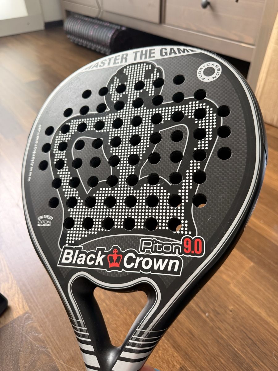 Racchette: Black Crown Piton 9.0 Padel Raquet – Usato da Uerikon venduto da kpr_t5k2 1