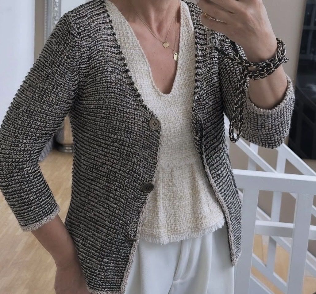 Zara Giacche: Zara Strickjacke Mehrfarbig Gestreift mit Lurex  – Usato da Zürich venduto da zor_9n5z 1