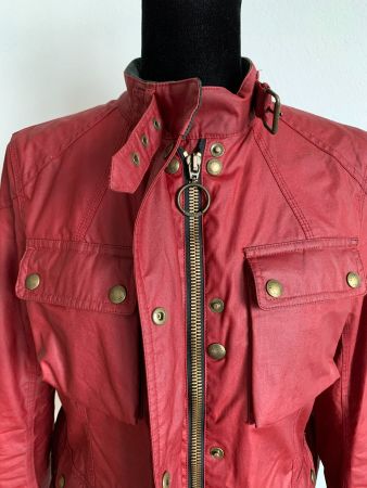 BELSTAFF: Super coole dunkelrote Kult-Jacke 'TRIALMASTER' 36