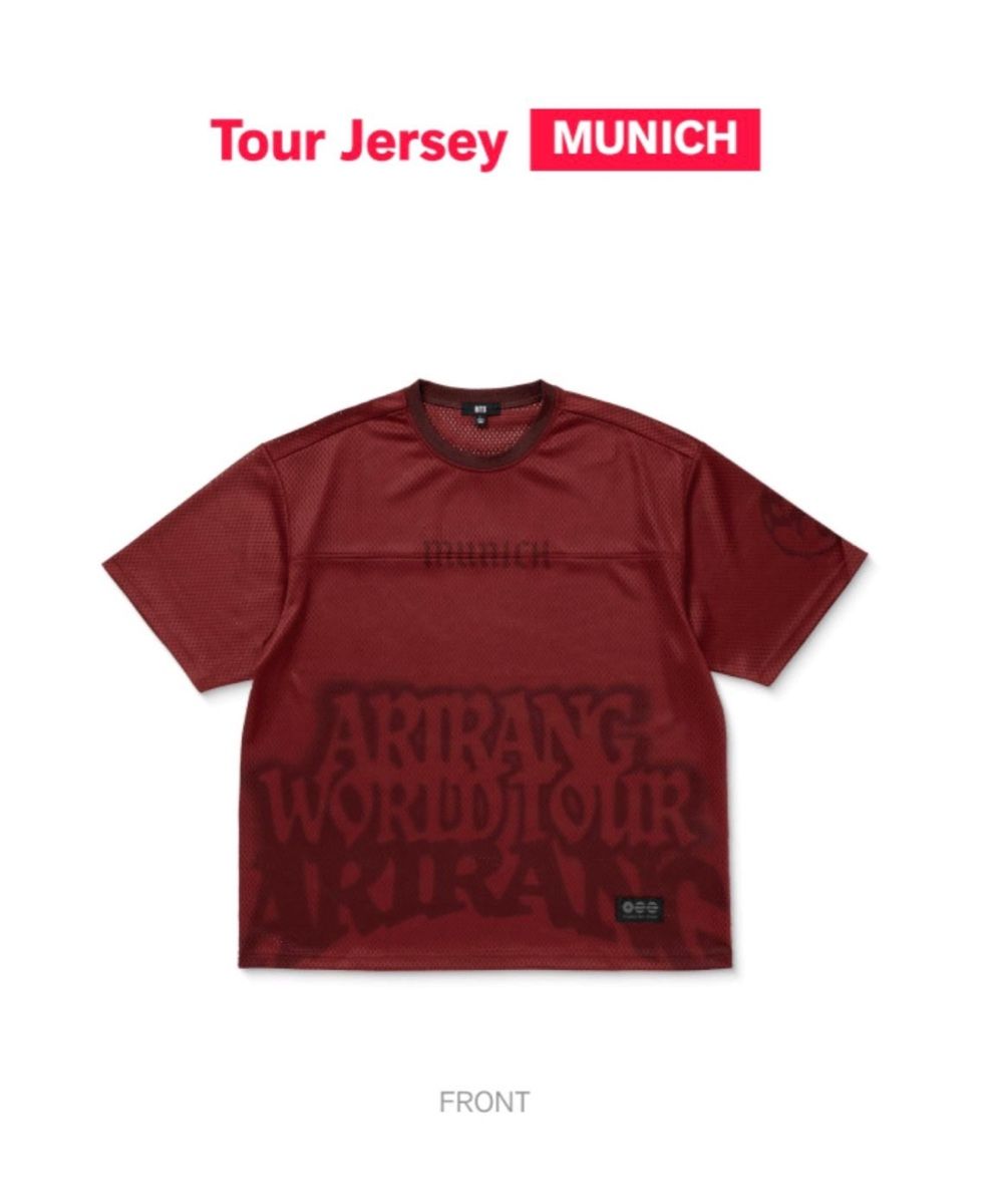 T-Shirts: BTS Arirang World Tour Red Jersey Munich – Neu (gemäss Beschreibung) aus Derendingen von agi_lnv8