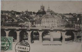 LAUSANNE  -  le Grand Pont - 1904