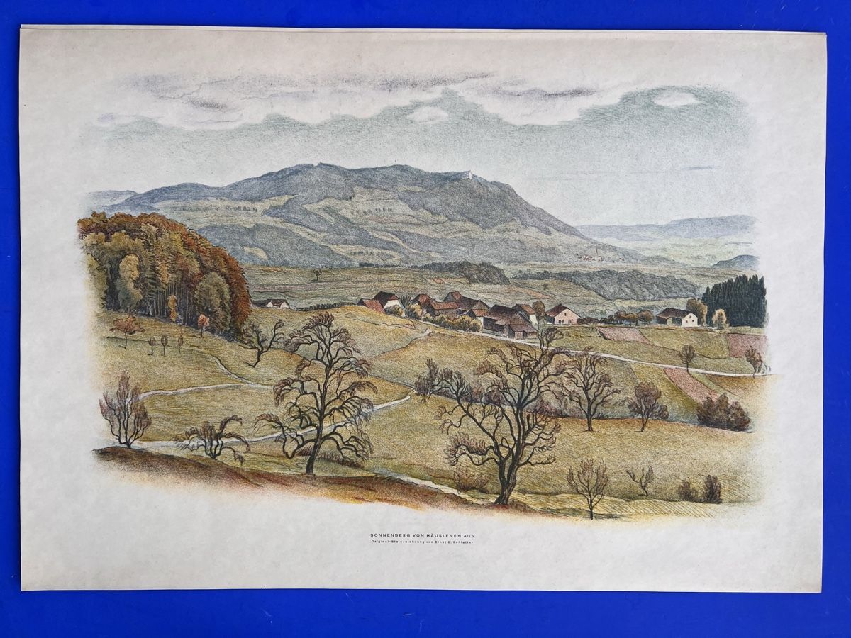 Libri: Schlatter Thurgau 12 Original- Lithographien mit Widmung – Usato da Adliswil venduto da buch_und_kunst 6