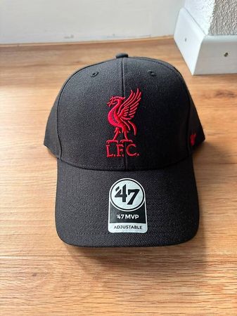 Liverpool FC '47 Cap (Herren) - Neu - Schwarz / Rot